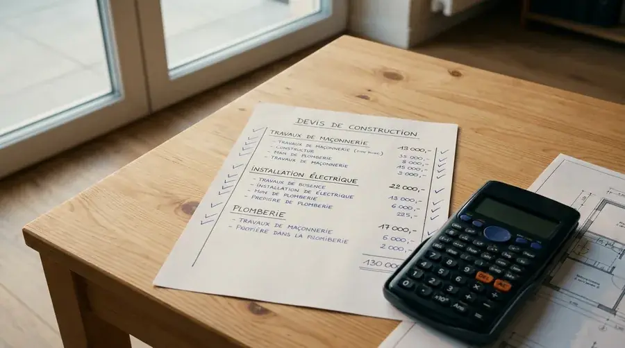 Devis photovoltaïque détaillé en cours d'analyse, illustrant la comparaison rigoureuse des critères techniques