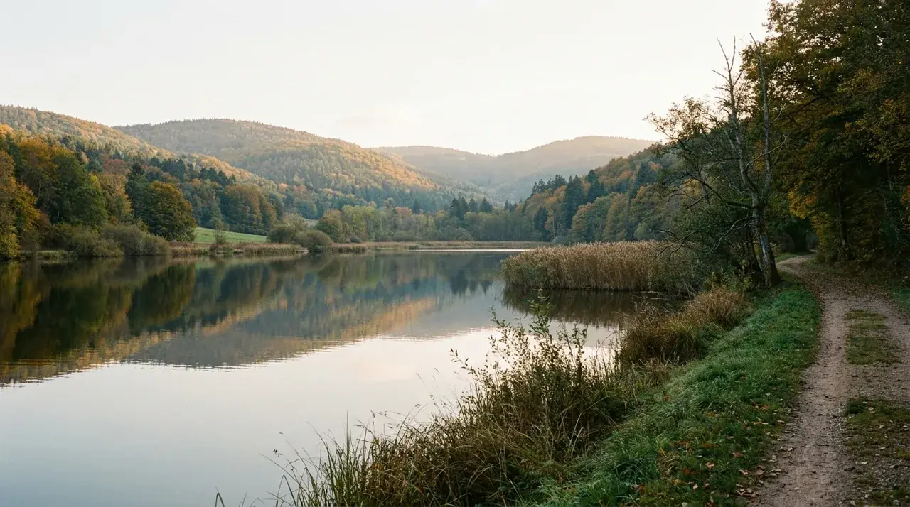 Lac de Michelbach, site naturel classé proche de notre commune