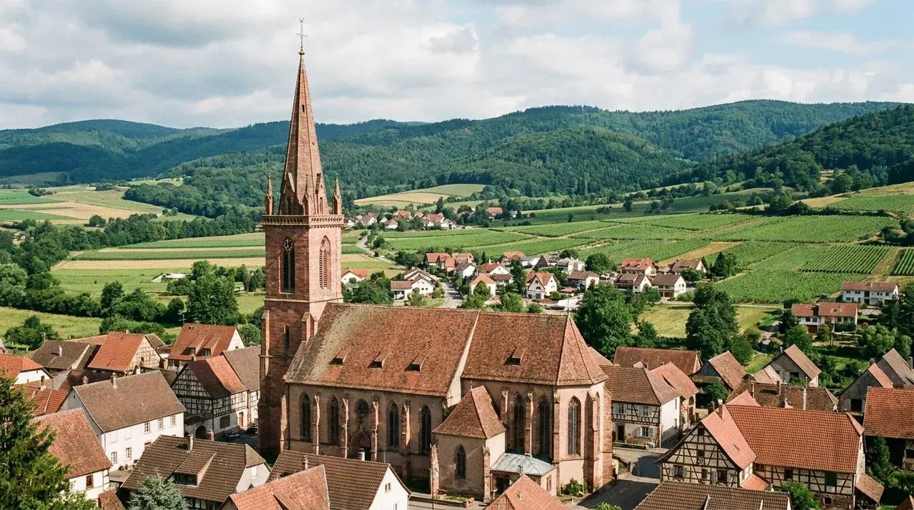Église Saint-Martin de Masevaux, capitale de la vallée de la Doller
